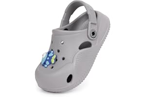 Casazoe Toddler Boys Girls Cute Garden Clogs Kids Slip On Water Shoes EVA Lightweight Summer Slipper Slides Baby Comfort Sandals Children Outdoor Shower Beach Pool Play Shoes