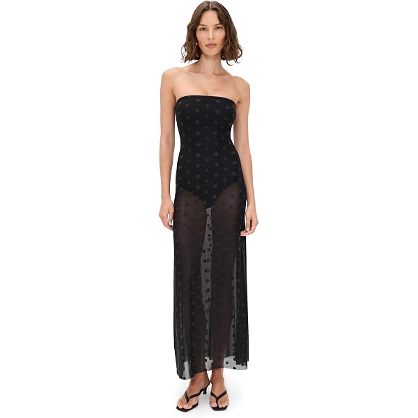 RESA Women's Lennon Maxi Dress, Bandit, L at Amazon Women's Clothing store