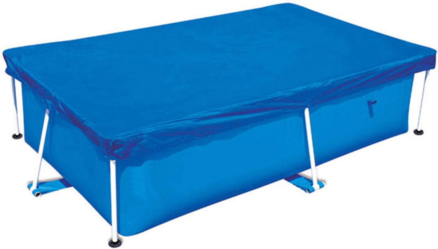 Frame Pool Cover, Rectangle Swimming Pool Cover Rainproof Dust Cover for Family Frame Pool, Steel Frame Swimming Pool Cover, Square Solar Pool Cover