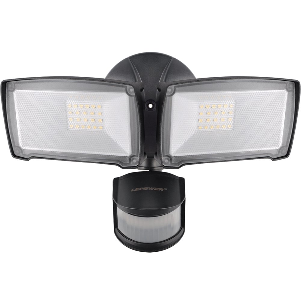 LEPOWER 3000LM LED Security Light, 28W Outdoor Motion Sensor Light