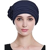 Alnorm Flower Design Chemo Hair Loss Caps Cancer Headwear for Women
