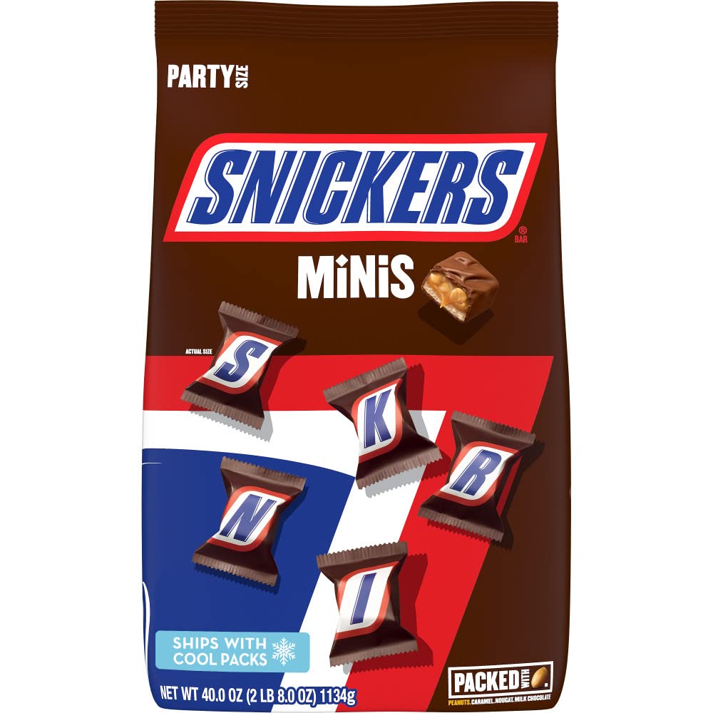 SNICKERS Minis Size Milk Chocolate Candy Bars Bulk