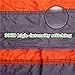 Soufull Outdoor Travel Lightweight Portable Nylon Parachute Multifunctional Camping Hammock with Ropes and Carabiners (Orange)