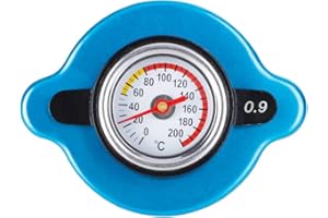 SEADEAR High Pressure Radiator Cap Thermostatic Radiator Cap Radiator Cap Temp Gauge Universal Tank Cover with Temperature for Dirt Bike Motorcycle ATVs,Auto Parts