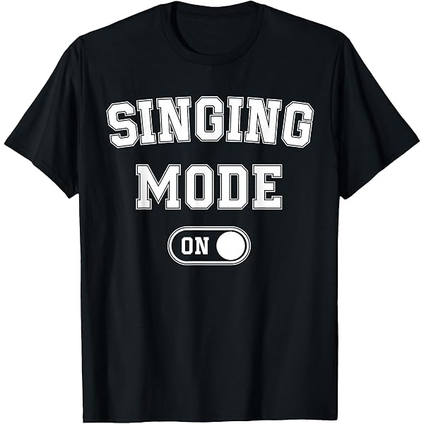 T-shirt I SING SINGER GIFT FUNNY SLOGAN - Marque Fruit Of The Loom, Neuf Sans étiquettes