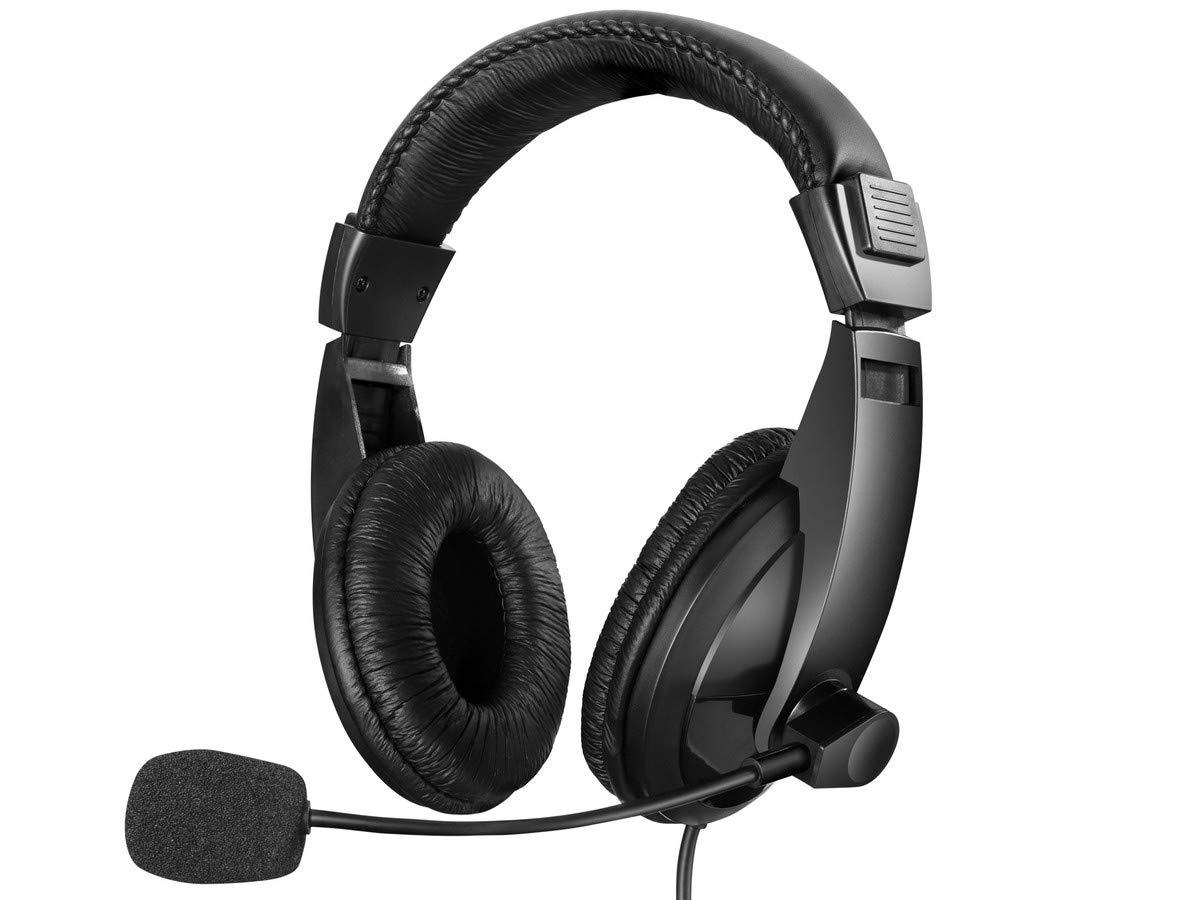 Sandberg 325-27 USB Headset with Boom Mic, 40mm Drivers, In-Line Volume Controls, 5 Year Warranty Black One Size
