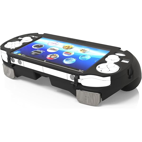 PS Vita 1000 PS Vita 2000 L3 R3 Trigger Grips Handle Grip Holder Touchpad Button per PS VITA PSV 1000 2000 Back Touchpad Button Modulo Trigger Grips Handle Holder, Nero
