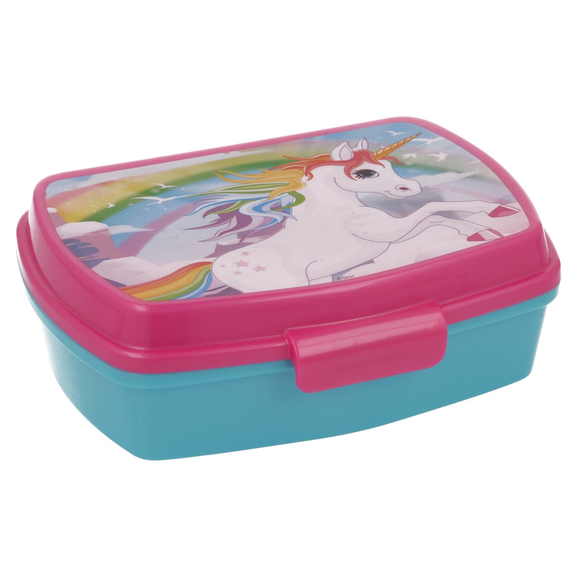 STOR Unicorn Rectangle Sandwich Box - Thermal Bags (Assorted Colors)