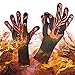 Yuanming 2018 New Style BBQ Grilling Cooking Gloves, 932°F Heat Resistant Kitchen Oven Mitts Gloves, 1 Pair 14