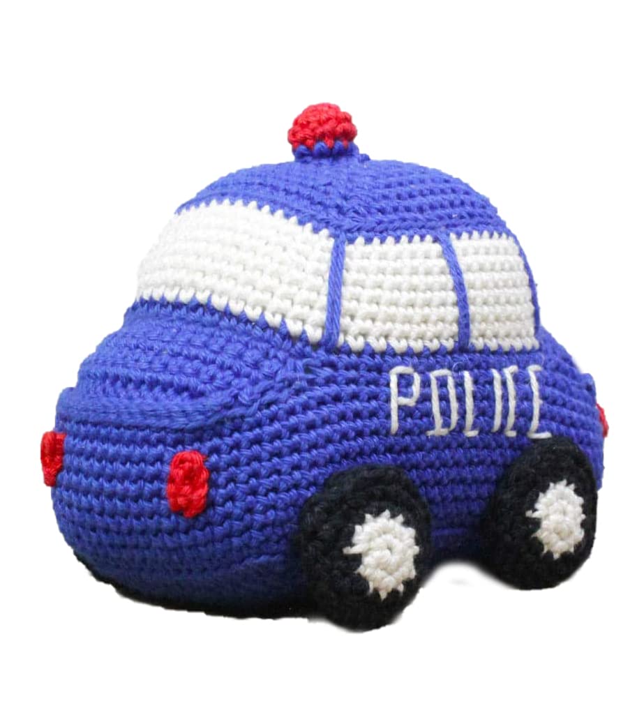 Hardicraft Crochet Kit for Making Your Own with Instructions and Material for Police Car, Approx. 14 cm