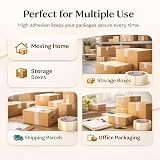 1ABOVE Clear Packing Tape 48mm x 66m Six Rolls 54 Microns Heavy Duty view 5