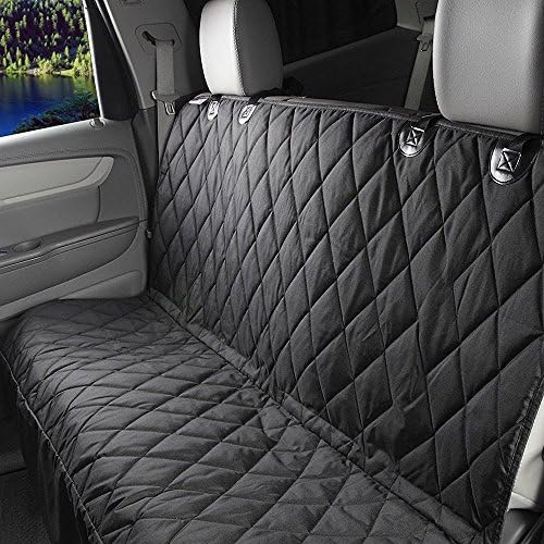 SALE! Limited Time! -Pet Dog Rear Bench Seat Cover! Upgraded model with Side Flaps, Waterproof, Quilted Hammock Style, Non Slip Backing, Universal Fit,Fits Cars, Trucks & SUV's.