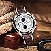 MEGIR Mens Analog Quartz Wrist Watches Fashion Military Pilot Multifunction Leather Chronograph Wristwatch,Luminous Waterproof Casual Business Office Work School Sport Watch for Men Gifts…