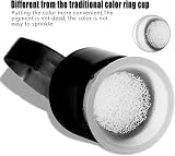 Salmue Tattoo Ink Ring Cups with Sponge Pigment Holder - 100 Black view 6