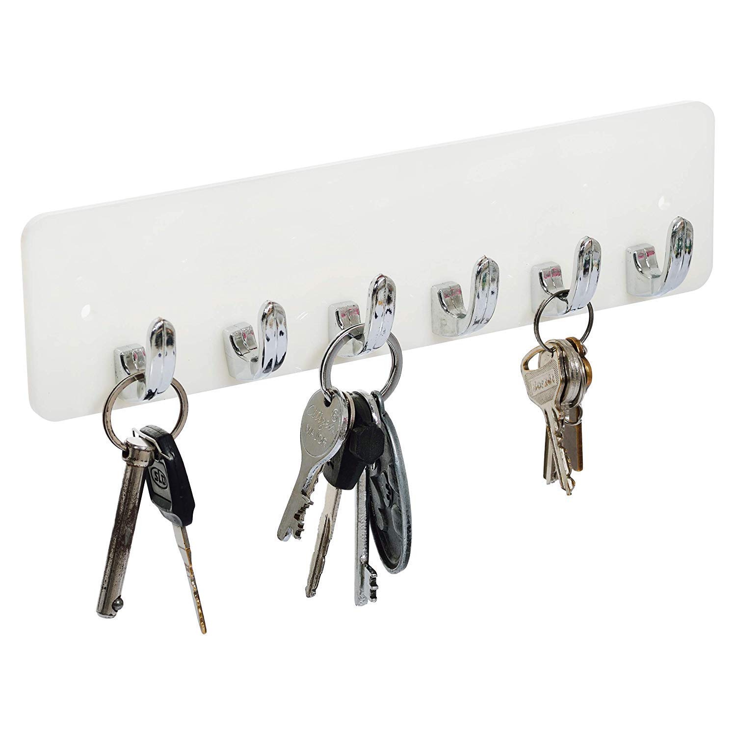 Credly Acrylic Key Holder Stand Wall Hooks Organizer Wall Hook Hanger Hanging Rack Towel Jeans Clothes Coat Hanger Stand Key Holder For Home Office Amazon In Home Improvement