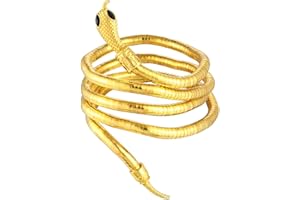 DOLLESS Bendable Snake Necklace for Women Flexible Adjustable Snake Bracelet Choker Halloween Gifts