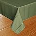 Eforcurtain Holidays Rectangle Classic Plaid Tablecloth Spillproof Polyester Table Cover for Parties (Dark Sage, 60Wx84L)