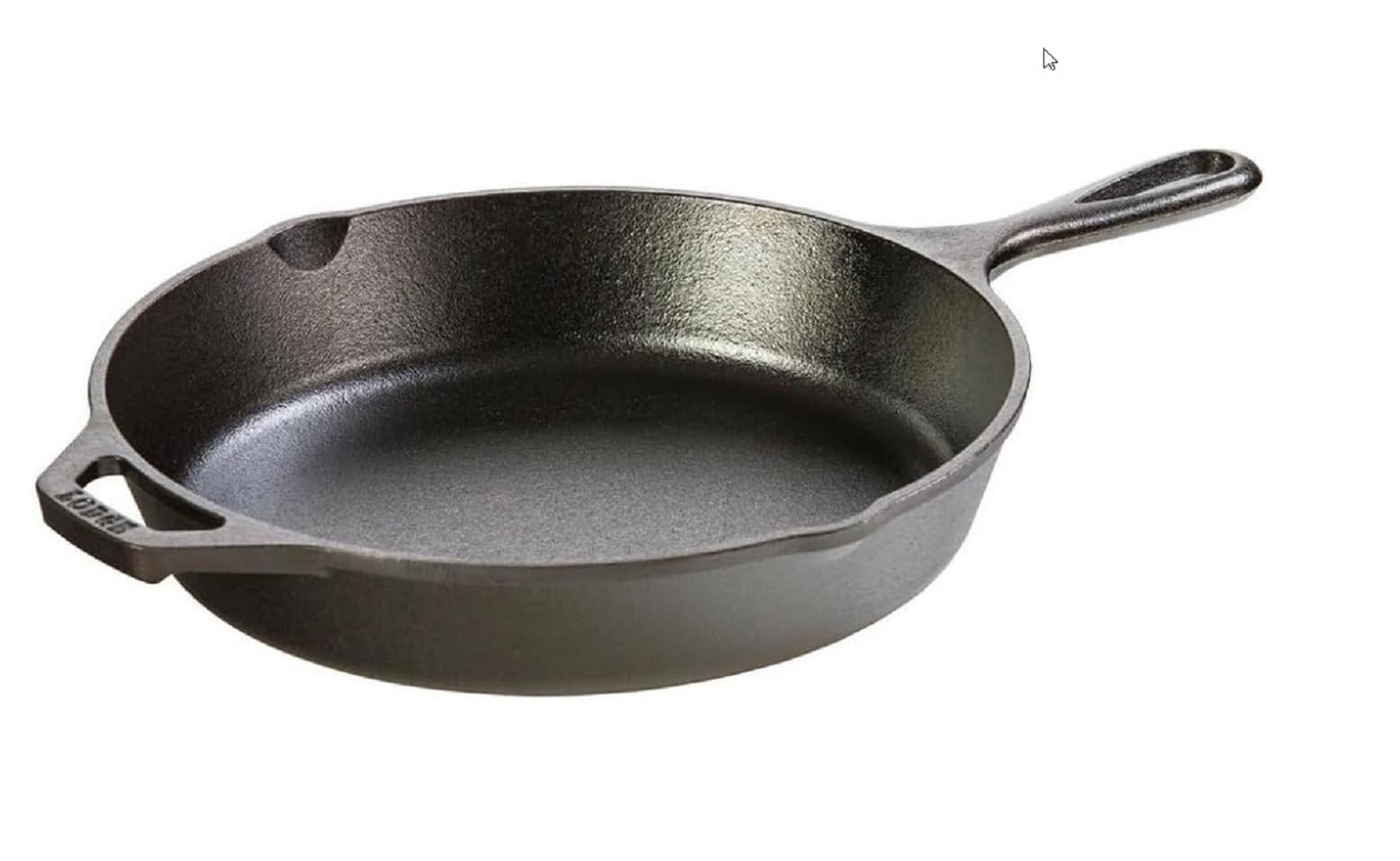 Photo 1 of Lodge 10.25 Inch Cast Iron Skillet – Pre-Seasoned Frying Pan with Teardrop Handle – Oven, Stovetop, Grill & Campfire Use – Made in USA – Durable, Non-Toxic, Even-Heating Cookware – Black