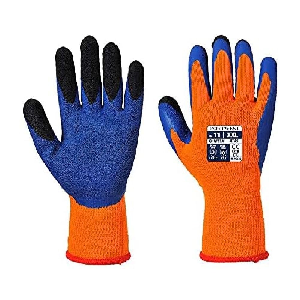 Portwest A185 Cold Protection Duo-Thermal Glove Orange/Blue, Large