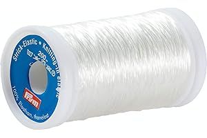 PRYM 977770 Knitting-in Elastic Length 200m Transparent, 1 Piece