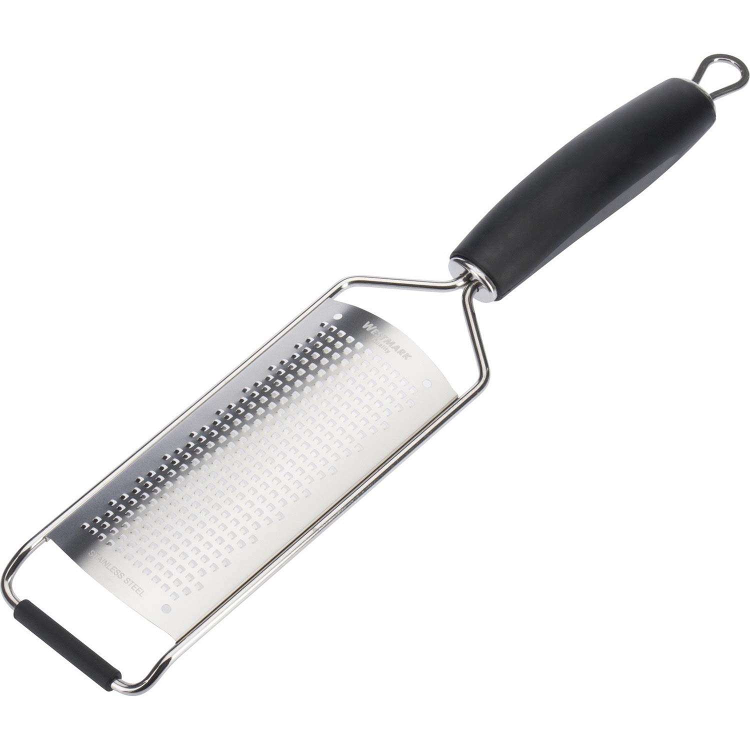 Westmark Grater, Fine, Stainless Steel/Plastic, Technicus-Square, Black/Silver, 14102270