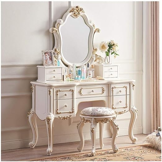girl makeup table