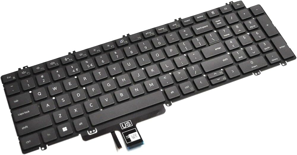 Dell Latitude 5520 5530 Precision 3560 3561 US-Intl Backlit Keyboard RHGDM N18NR