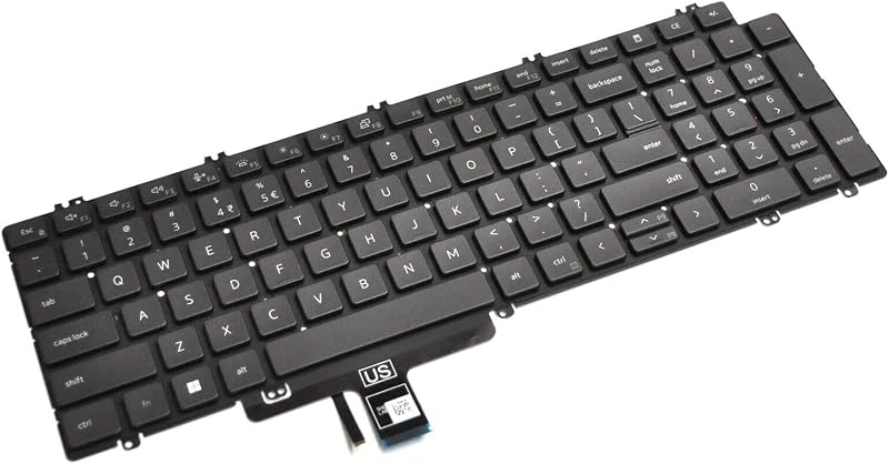 Dell Latitude 5520 5530 Precision 3560 3561 US-Intl Backlit Keyboard RHGDM N18NR