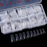 Hyrew FANTESI 1000 Pcs Acrylic Nail Tips French Half Cover U Shape view 2
