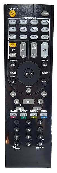 Ersatz Fernbedienung Passend für Onkyo TX-8150 und TX-8250