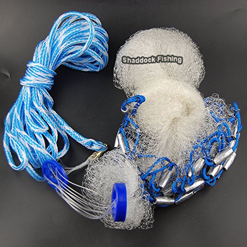 Buy Monofilament Cast Net 7feet 3/8inch Mesh Size Online at