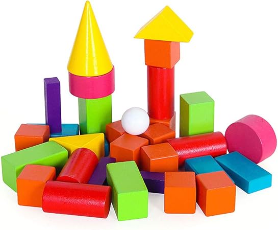 wooden block set for toddlers