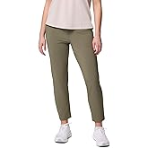 Columbia Womens All Seasons Slim Pull-On Pant, Stone Green, Small