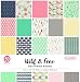 Colorbok Designer Paper Pad, 12" x 12", Wild & Free