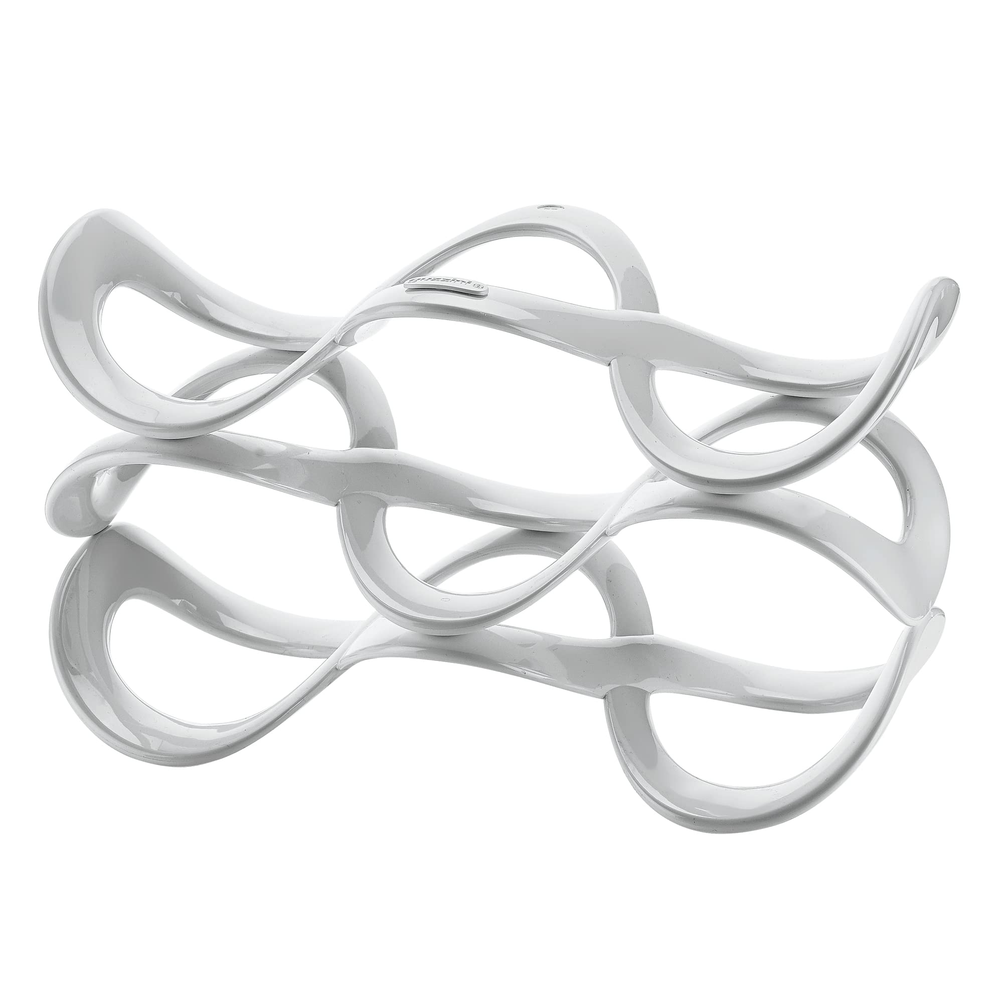 Guzzini Cuvée Bottle Rack White/Brown One Size