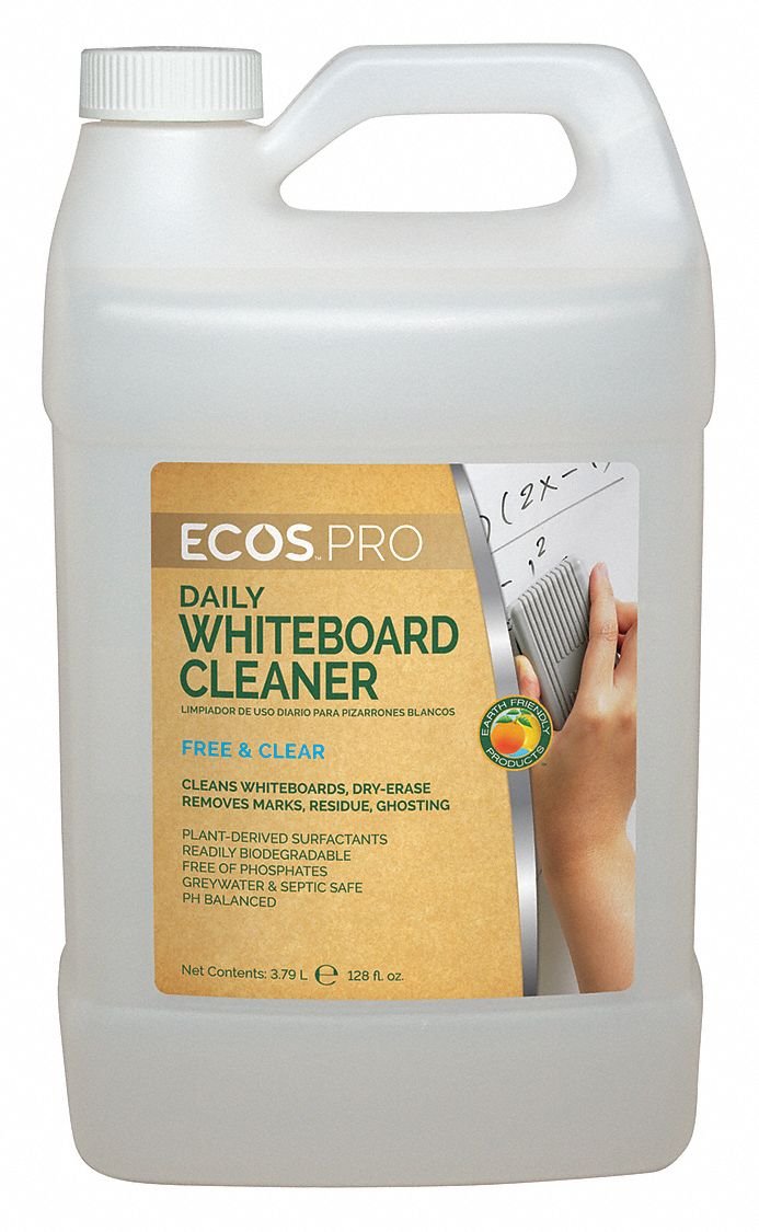 Dry Erase Board Cleaner, Removes Ink, Dirt From Dry Erase