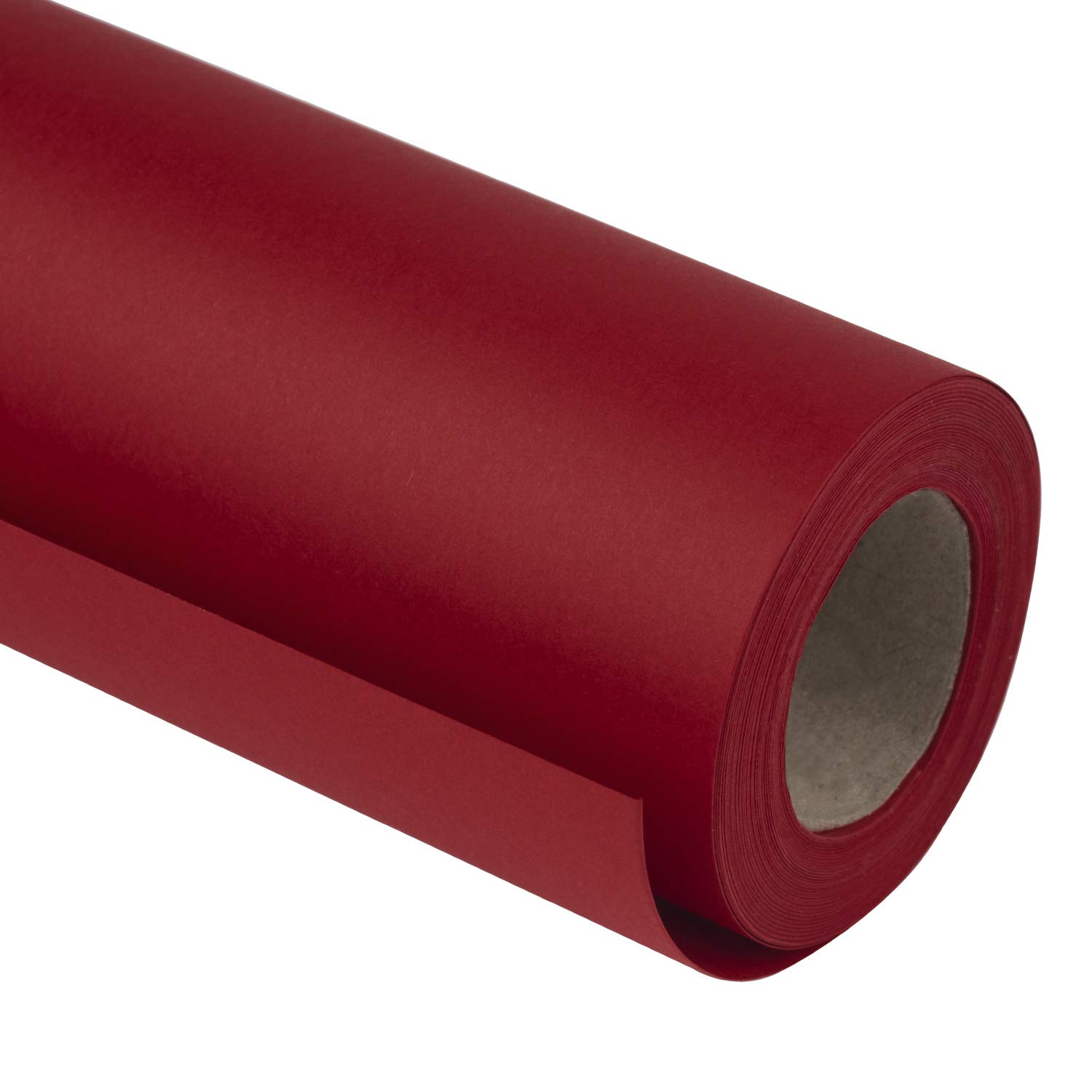 RUSPEPA Red Kraft Paper Roll - 81.5 Sq Ft Heavyweight Paper for Christmas, Valentine's Day, All Occasion Crafts - 76CM X 10M Per Roll