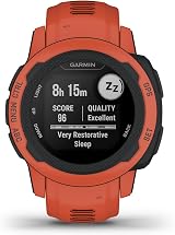 Garmin Instinct 2S Rugged GPS Smartwatch Solar Poppy Renewed view 4