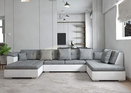 Tendencio Atrium Canape Dangle En U Panoramique En Tissu