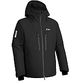 Pioneer Camp Men's Ski Jacket Waterproof Insulated Snowboard Gear Cold Weather Winter Warm Mountain Snow Coat
