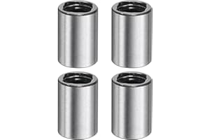 uxcell 4Pcs LM3UU Linear Bearing 3mm Bore 7mm OD 10mm Length Linear Ball Bearings Double Side Rubber Sealed Bearing Steel for CNC Machine 3D Printer Food Packaging Machine