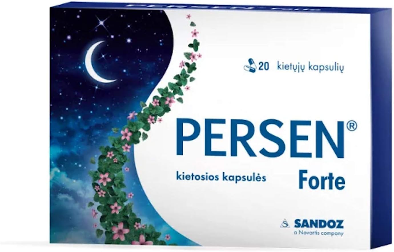 PERSEN Forte N20 - Sleep Aid, Stress Relief for Deeper, Restful Sleep