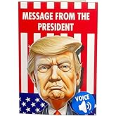 Joyadora Donald Trump Birthday Card Talking - Trump Merchandise Gift, Funny Birthday Card for Men, Dads, and Women