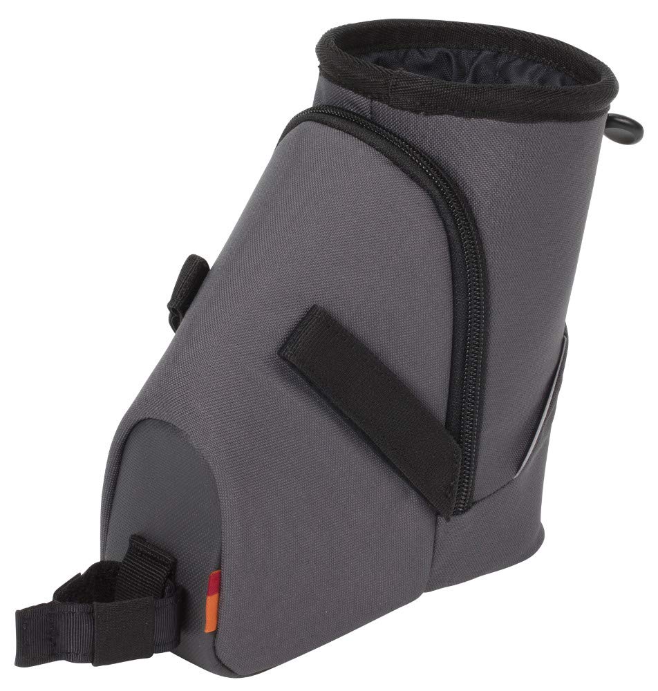VAUDE Tool Drink Saddle Bag Seat Bag with Bottle Holder and Tool Bag (Iron)