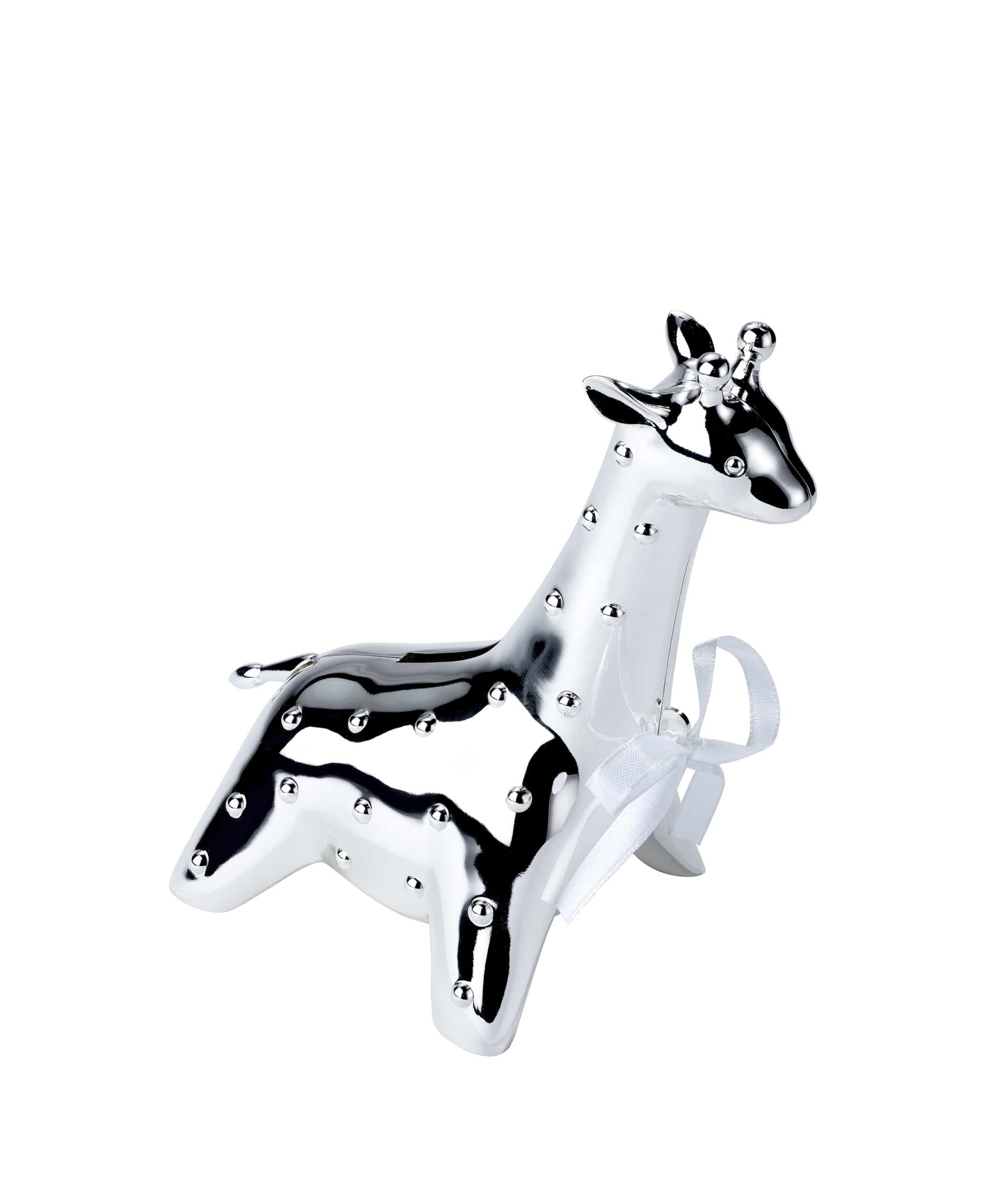Giraffe Silver Plated Money Box