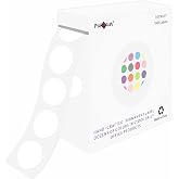 1/2 inch Round Color Coding Labels, 1000pcs Circle Dot Stickers, White | PARLAIM 1.3cm Diameter Color Coding Label, Permanent Adhesive, Easy Peel And Stick, Great For School, Working, inventory