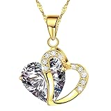 KATGI Fashion Austrian Crystals Heart Shape Pendant