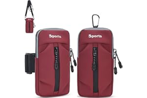 Arm Bag, RUMANLE Phone Armband Sleeve for Running Phone Arm Bands with Workout - Fits Most of Phone Use for Running, Workout 