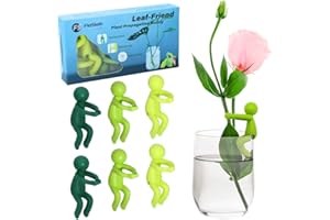 FLASLOTH Plant Propagation Buddy - Cute Plant Support for Sprouts, Stems, and Cuttings; 6PCS Leaf Friend Plant Stem Support；Fun and Decorative Indoor Accessories; Ideal Gifts for Plant Lovers