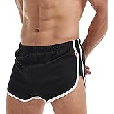 AIMPACT Mens Running Shorts 3 Inch Gym Athletic Workout Short Shorts Vintage Booty Shorts